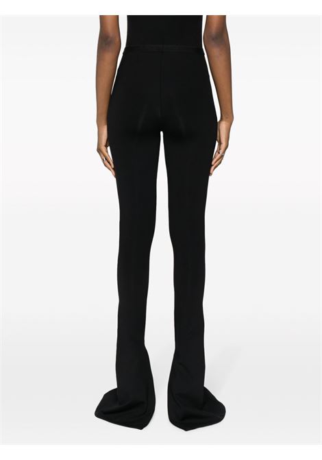 Pantaloni svasati a vita alta in nero - donna RICK OWENS LILIES | LI02C2331HLY09